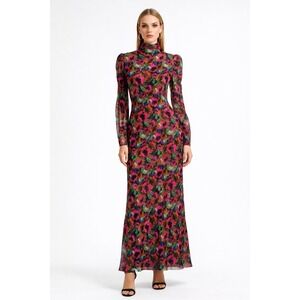 Misa Los Angeles Multicolor Floral Maxi Dress